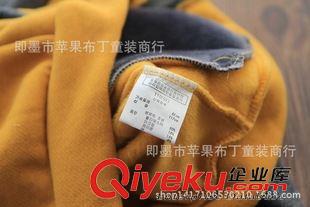 10月份上新 韓國外貿原單 男童加絨開衫外套 保暖2015秋冬款原始圖片3