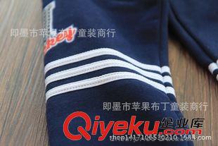 9月份上新 韓國(guó)外貿(mào)原單 運(yùn)動(dòng)大牌 男童單面絨保暖運(yùn)動(dòng)長(zhǎng)褲 新款原始圖片2