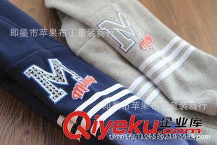 9月份上新 韓國(guó)外貿(mào)原單 運(yùn)動(dòng)大牌 男童單面絨保暖運(yùn)動(dòng)長(zhǎng)褲 新款原始圖片3