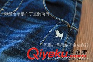 9月份上新 韓國外貿童裝 男童加絨掛里保暖牛仔長褲 2015新款原始圖片3