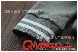 8月份上新 ！ 韓國外貿原單童裝 男童純棉厚毛圈運動長褲 超帥氣原始圖片3