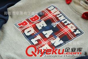 8月份上新 ！ 韓版外貿童裝 男童BP自行車連帽衛衣 長袖T恤原始圖片2