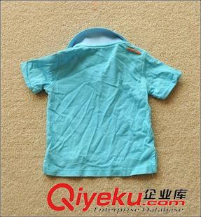 5月第4周新品 tj！外貿原單兒童水洗純棉翻領T恤柔軟短袖背心夏裝半袖上衣