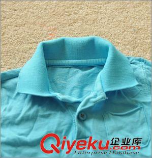 5月第4周新品 tj！外貿原單兒童水洗純棉翻領T恤柔軟短袖背心夏裝半袖上衣