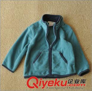 2015年冬款 外貿(mào)原單童裝兒童抓絨上衣?lián)u粒絨絨衫衛(wèi)衣加厚保暖開衫秋冬原始圖片2