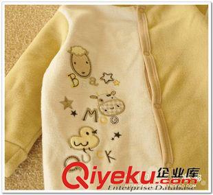加厚爬服  毛線哈衣 外貿原單嬰兒連體衣加厚搖粒絨哈衣爬服保暖家居服大碼保暖