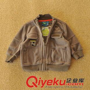 衛衣  毛衣  夾克 外貿童裝批發CA精品嬰兒搖粒絨開衫抓絨衛衣保暖衣原單男童