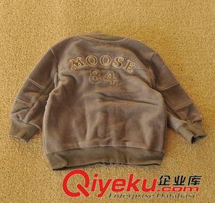 衛衣  毛衣  夾克 外貿童裝批發CA精品嬰兒搖粒絨開衫抓絨衛衣保暖衣原單男童原始圖片2