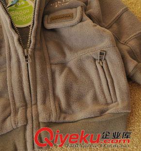衛衣  毛衣  夾克 外貿童裝批發CA精品嬰兒搖粒絨開衫抓絨衛衣保暖衣原單男童原始圖片3