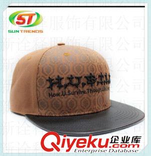 平沿嘻哈帽 帽子工廠專業(yè)生產(chǎn)定做韓國(guó)嘻哈帽刺繡卡通龍平沿棒球帽可調(diào)節(jié)帽子