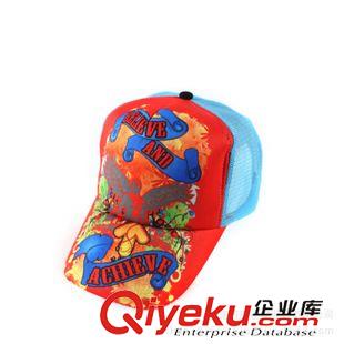 兒童網(wǎng)帽 動漫卡通人物兒童帽子夏 純棉網(wǎng)眼韓版兒童帽子 東莞訂做童帽