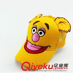 兒童網(wǎng)帽 大耳朵笑面爺爺帽身兒童棒球帽 舒適透氣兒童網(wǎng)帽 小孩防曬遮陽(yáng)帽原始圖片2