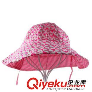 漁夫帽 菲律賓盆帽女 夏季簡約做舊鐘型帽 舒適透氣藍色印花滌棉漁夫帽