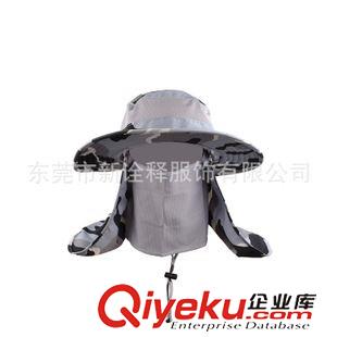 勞保披風(fēng)帽 歐美新款登山騎車帽子夏天叢林野營垂釣釣魚帽大沿迷彩漁夫帽定制原始圖片2