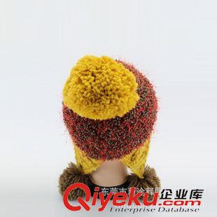 針織帽 歐美新款針織帽 絨毛抓絨襯里雙層針織帽 定制毛線帽子原始圖片3
