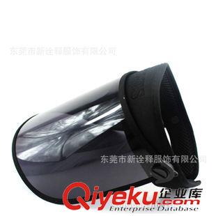 膠片帽 韓版新款防曬遮陽休閑米奇空頂帽  防紫外線透氣光亮PVC膠片帽原始圖片2