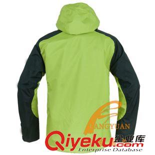 防水風衣 綠色拼色男士風衣定做時尚都市雙層外套定做廠家促銷文化風衣定制原始圖片2