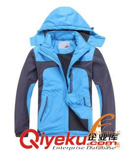 加厚風(fēng)衣 戶外運(yùn)動(dòng)沖鋒衣定做撞色時(shí)尚秋冬加絨加厚男女通用風(fēng)衣廠家直銷原始圖片3