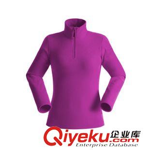 搖粒絨 抓絨衛衣訂做保暖搖粒絨長袖絨衫定制女式打底保暖衫定做生產廠家原始圖片3