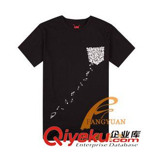 V領T恤 男式時尚體恤訂制logo爆款團體服V領開胸T恤中山定做廠家訂貨原始圖片3