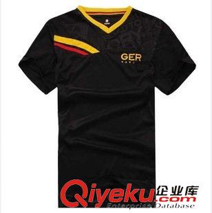 V領T恤 男式時尚體恤訂制logo爆款團體服V領開胸T恤中山定做廠家訂貨