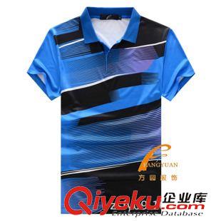 翻領T恤 情侶同款聚酯纖維翻領T恤外貿原單吸濕排汗滌綸gd收身體恤訂做