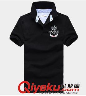 廣告t恤 男式T恤定做全棉珠地短袖修身體恤定做訂制時(shí)尚g(shù)d品牌T恤
