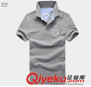 廣告t恤 男式T恤定做全棉珠地短袖修身體恤定做訂制時(shí)尚g(shù)d品牌T恤原始圖片3