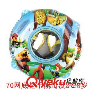 游泳工具 奇彩貝兒童游泳座圈加大加厚帶網(wǎng)透氣座圈游泳圈原始圖片3