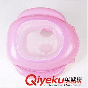 游泳工具 奇彩貝 寶寶加厚帶方向盤飛機座艇 兒童泳圈 嬰兒游泳圈脖圈原始圖片3