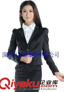 女式套裝 供應(yīng)深圳女士職業(yè)裝、女士西服套裝、女士商務(wù)套裝、韓版套裝訂做