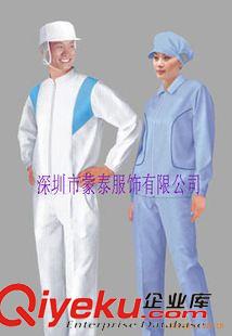 防靜電服 供應防靜電連體服、茄克、防靜電靴、披肩帽、工帽訂做廠家原始圖片3