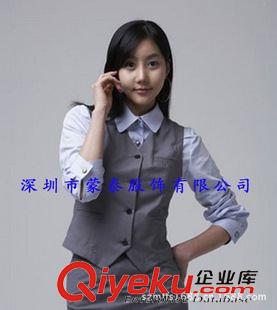 馬甲 供應(yīng)深圳工作服馬甲、龍華馬甲套裙、營業(yè)員馬甲、服務(wù)員馬甲套裝原始圖片2