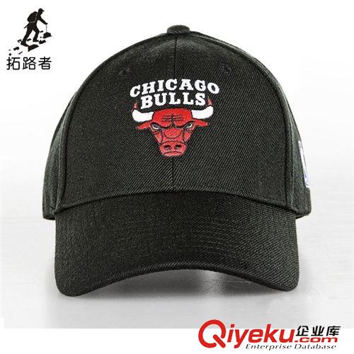 推薦產(chǎn)品 國(guó)際認(rèn)證工廠 NBA公牛隊(duì) 批發(fā)空白廣告帽 定做繡花廣告帽子原始圖片3