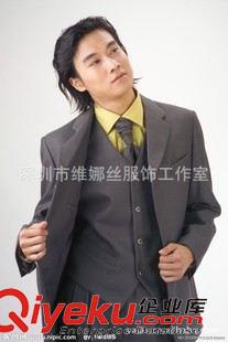 男式職業(yè)西服套裝 供應(yīng)秋冬男式西服  職業(yè)西裝  西裝套裝原始圖片2