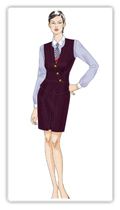 女式職業(yè)時裝 供應女式職業(yè)套裝  深圳女職業(yè)裝  酒店工作服 行政職業(yè)裝原始圖片3