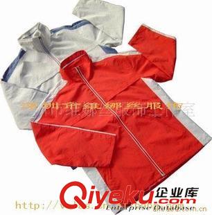 運動休閑套裝 批量定做運動款廣告風衣 戶外運動服  體育運動服原始圖片3