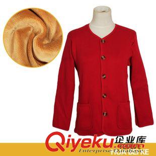 女式熱能上衣 廠家直銷女士開襟無(wú)袖北方加絨加厚雙層全棉黃金甲保暖馬甲