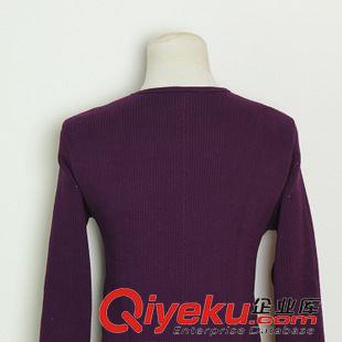 女式熱能上衣 保暖上衣廠家批發 中老年女士套頭塑身加絨加厚長袖保暖內衣原始圖片2