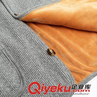 加工定做 2014爆款中老年黃金甲加絨加厚男士保暖內衣套裝可分開賣廠家直銷原始圖片3