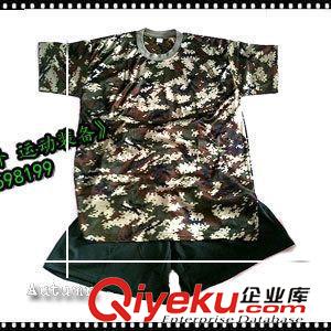 ☆☆戶外服裝系列☆☆ 包郵正品07消防夏作訓服叢林迷彩服體能短袖T恤短褲橄欖綠訓練服原始圖片2