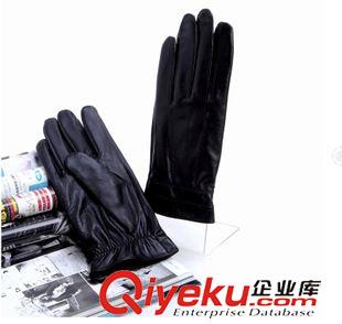 ☆☆  T恤系列 ☆☆ zp07軍官皮手套常服皮手套 皮手套黑色真正羊皮保暖司機手套原始圖片2