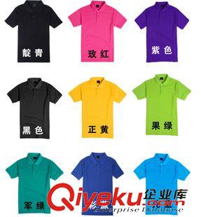 班服定做 2015時尚翻領衫定制 翻領廣告衫 時尚文化衫 志愿者T恤 定做批發原始圖片2