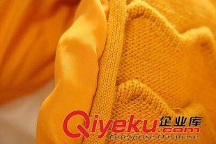 9.15 韓版時(shí)尚2015冬裝新品女裝棉服批發(fā) 針織拼接雙拉鏈連帽短款棉衣原始圖片3