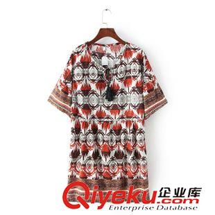 6.23 2015夏季新款韓版女裝純色百搭圓邊翻領(lǐng)荷葉邊短袖襯衫