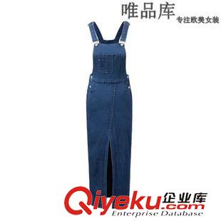 背帶裙 歐洲站 2015歐美大牌秋冬季新款女裝 火花提花半裙花色背帶裙