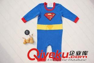 套裝 長袖超人系列哈衣 爬服原始圖片2