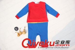 套裝 長袖超人系列哈衣 爬服原始圖片3