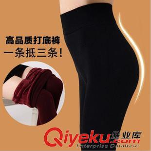 店長推薦 包郵 韓版秋冬新款一體褲女裝踩腳褲批發(fā) 加絨加厚七彩棉打底褲女原始圖片3