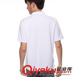 翻領(lǐng) 夏季翻領(lǐng)短袖t恤班服diy定做男款黑色純棉工作服定制廣告t恤定制原始圖片3